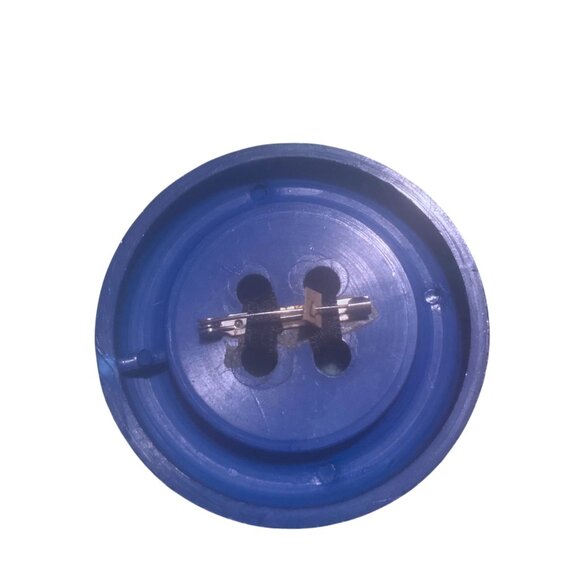 Vintage 80's Patrick Kelly Oversized Button Pin - Picture 2 of 2